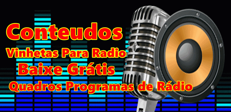 Baixe Grátis Vinhetas 16 Tipos Quadro de Programas de rádio