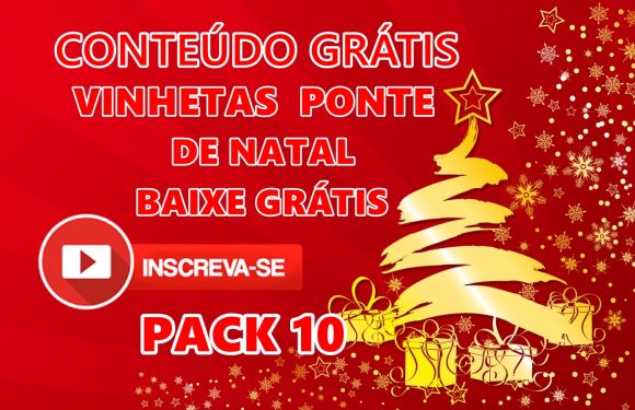 Conteúdo Grátis, Para o Natal, Pack 10 vinhetas, Vinhetas Neutras Grátis, Vinhetas Para Fim De Ano
