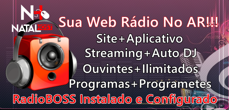 Vídeo Atualizado, Instalação Completa RADIO BOSS 5.9.0.9, Configuração Da Web Rádio Configuração de Microfone