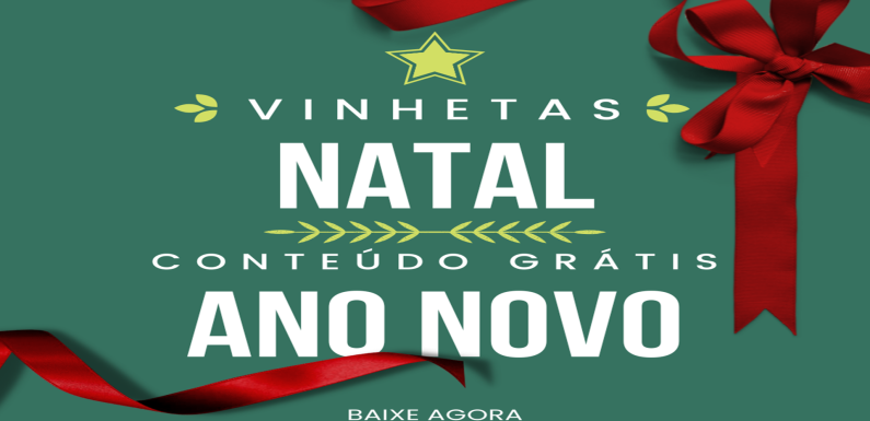 VINHETAS DE NATAL E NO NOVO GRÁTIS-BAIXE AGORA